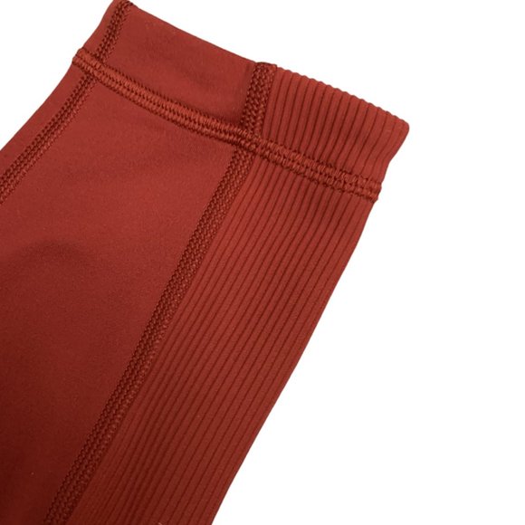 Lululemon Keep The Fleece Tight 28" Dark Sport Red leggings - Picture 3 of 9